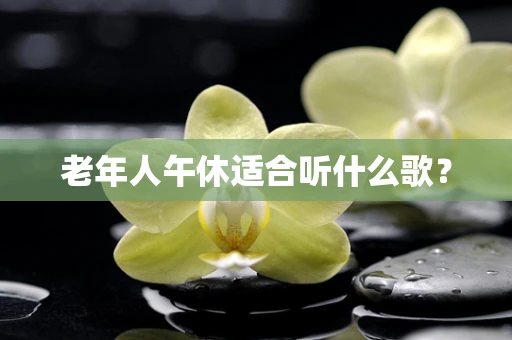 老年人午休适合听什么歌？