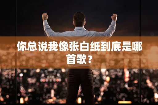 你总说我像张白纸到底是哪首歌？