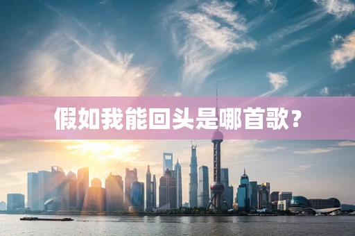 假如我能回头是哪首歌？