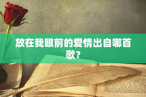 放在我眼前的爱情出自哪首歌？