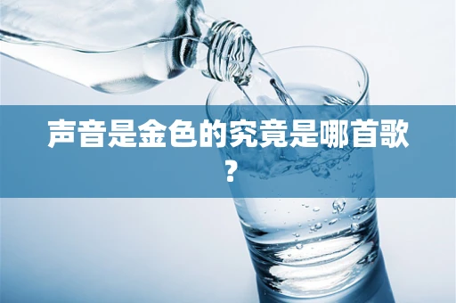 声音是金色的究竟是哪首歌？