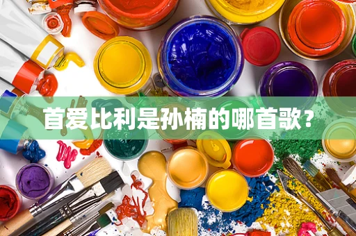 首爱比利是孙楠的哪首歌？