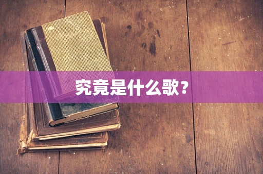 究竟是什么歌？
