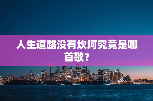 人生道路没有坎坷究竟是哪首歌？