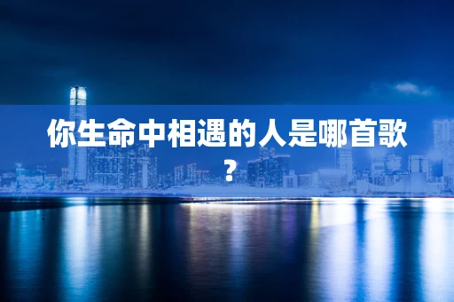 你生命中相遇的人是哪首歌？