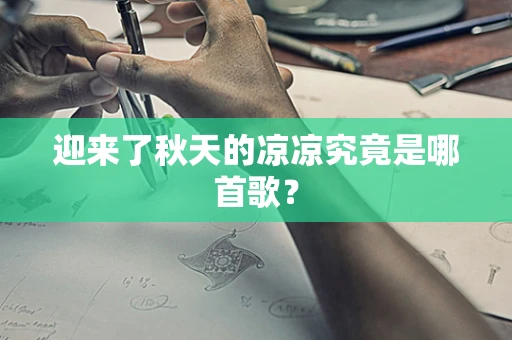 迎来了秋天的凉凉究竟是哪首歌？