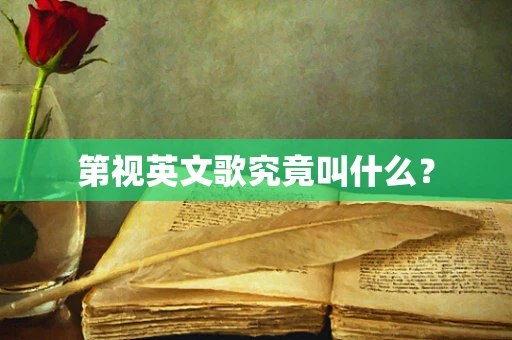 第视英文歌究竟叫什么？