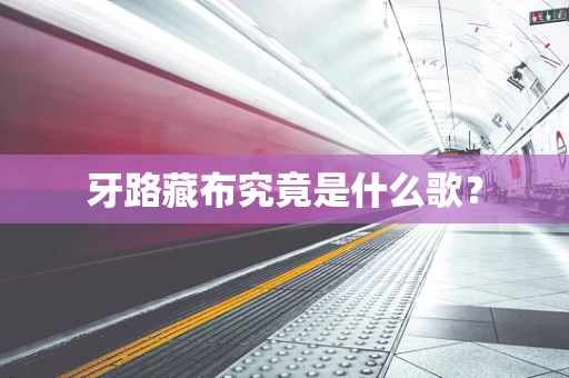 牙路藏布究竟是什么歌？