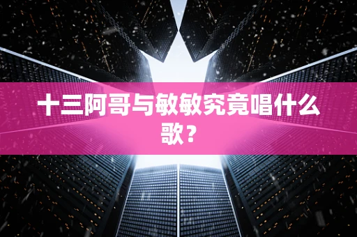 十三阿哥与敏敏究竟唱什么歌？