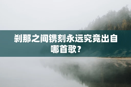 刹那之间镌刻永远究竟出自哪首歌？
