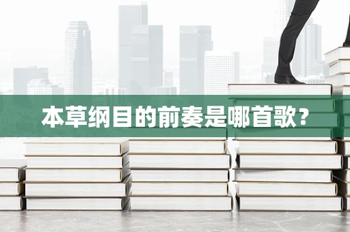 本草纲目的前奏是哪首歌？