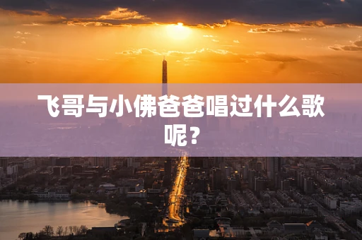 飞哥与小佛爸爸唱过什么歌呢？
