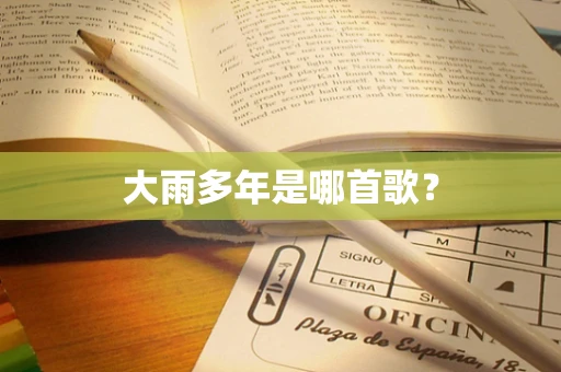 大雨多年是哪首歌？