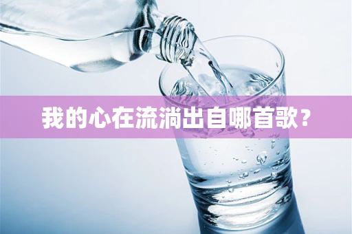 我的心在流淌出自哪首歌？