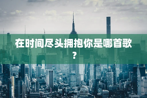 在时间尽头拥抱你是哪首歌？