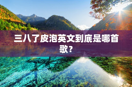 三八了皮泡英文到底是哪首歌？