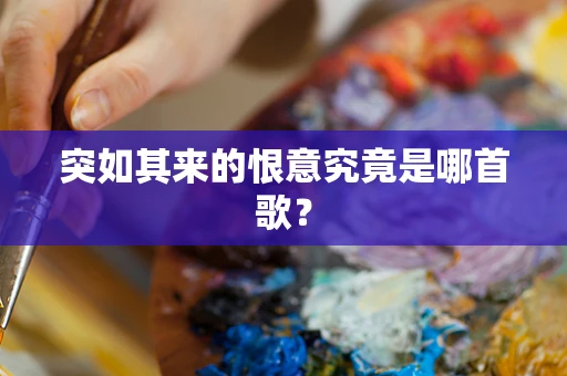 突如其来的恨意究竟是哪首歌？