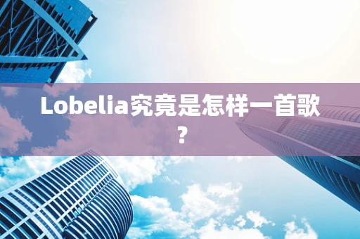Lobelia究竟是怎样一首歌？