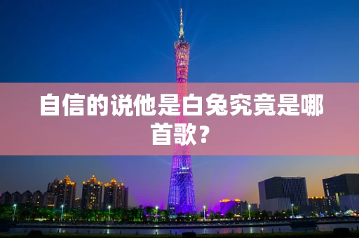 自信的说他是白兔究竟是哪首歌？