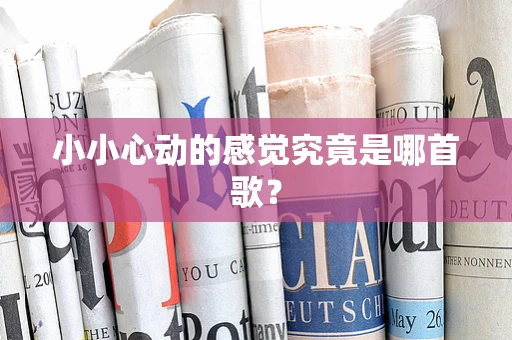小小心动的感觉究竟是哪首歌？