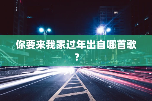 你要来我家过年出自哪首歌？