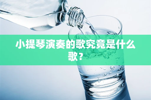 小提琴演奏的歌究竟是什么歌？