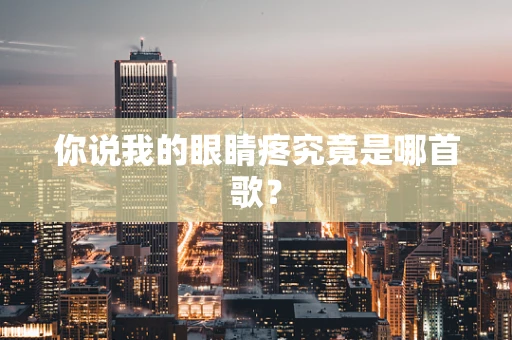 你说我的眼睛疼究竟是哪首歌？