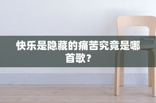 快乐是隐藏的痛苦究竟是哪首歌？