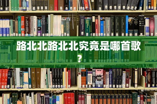 路北北路北北究竟是哪首歌？