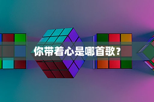 你带着心是哪首歌？