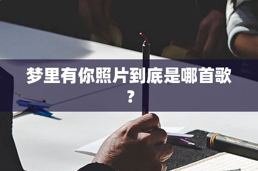 梦里有你照片到底是哪首歌？