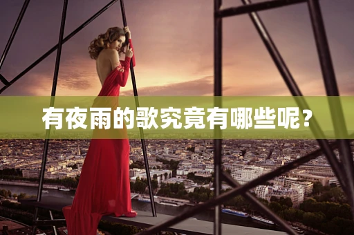 有夜雨的歌究竟有哪些呢？