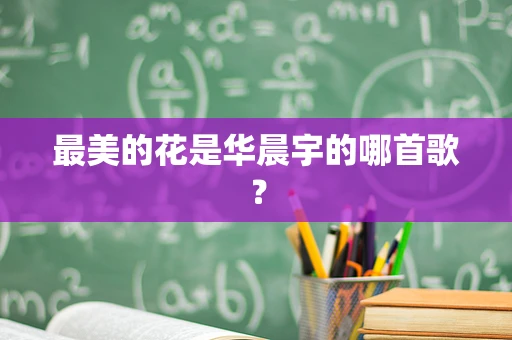 最美的花是华晨宇的哪首歌？