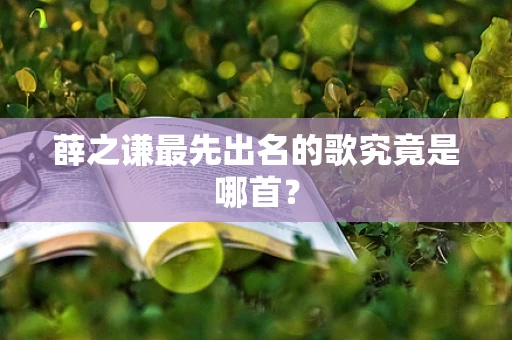 薛之谦最先出名的歌究竟是哪首？