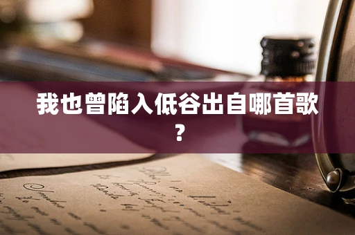 我也曾陷入低谷出自哪首歌？