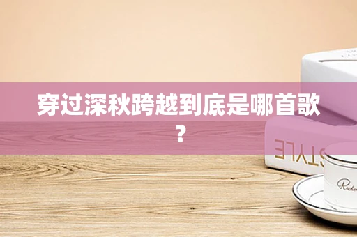穿过深秋跨越到底是哪首歌？