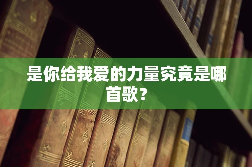 是你给我爱的力量究竟是哪首歌？