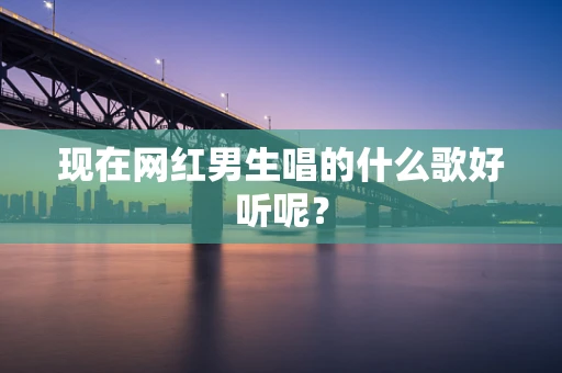 现在网红男生唱的什么歌好听呢？