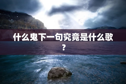 什么鬼下一句究竟是什么歌？