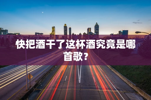 快把酒干了这杯酒究竟是哪首歌？