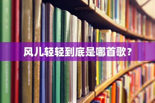 风儿轻轻到底是哪首歌？