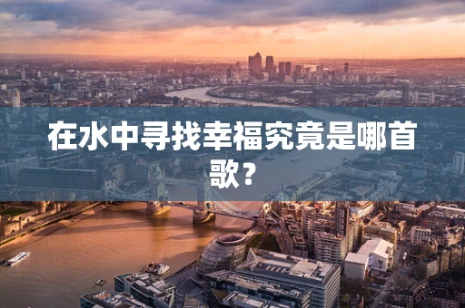 在水中寻找幸福究竟是哪首歌？
