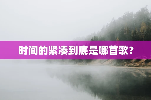 时间的紧凑到底是哪首歌？