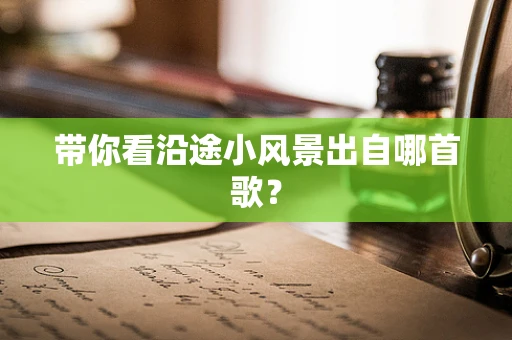 带你看沿途小风景出自哪首歌？
