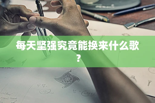 每天坚强究竟能换来什么歌？