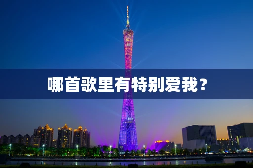 哪首歌里有特别爱我？