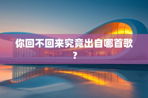 你回不回来究竟出自哪首歌？