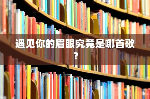 遇见你的眉眼究竟是哪首歌？