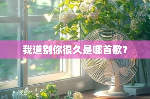 我道别你很久是哪首歌？