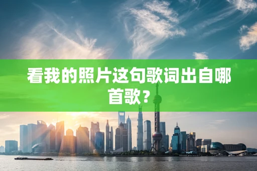 看我的照片这句歌词出自哪首歌？